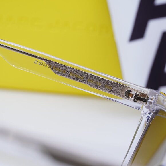 Marc Jacobs MARC 586/S 0900 HA Square Sunglasses - Transparent\Dark Brown - Picture 7 of 10